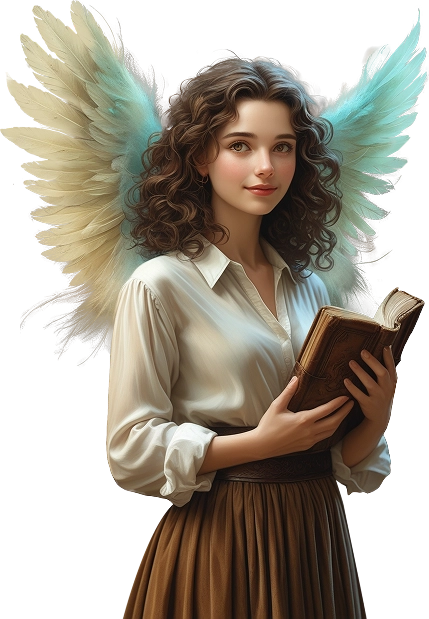 Girl with book